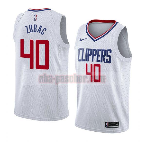maillot los angeles clippers homme Ivica Zubac 40 association 2018 blanc