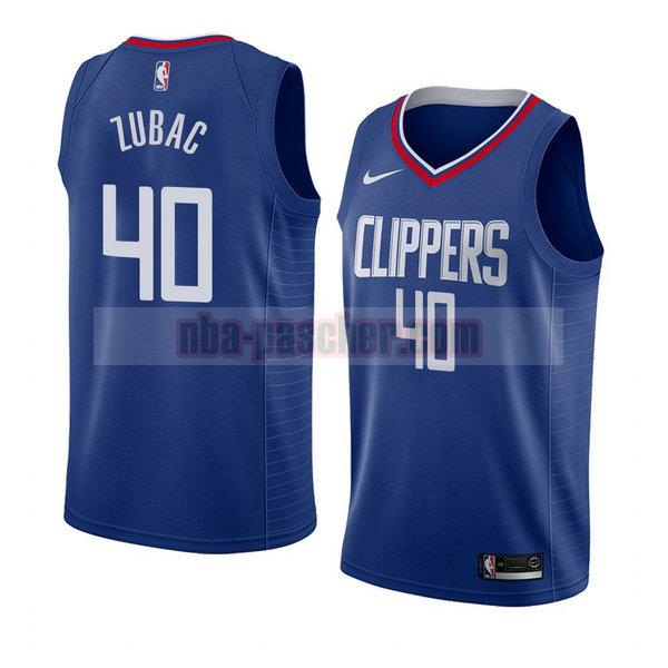maillot los angeles clippers homme Ivica Zubac 40 icône 2018 bleu