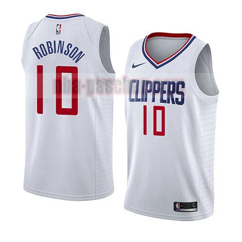maillot los angeles clippers homme Jerome Robinson 10 association 2018 blanc