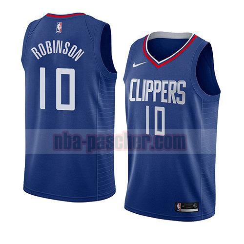maillot los angeles clippers homme Jerome Robinson 10 icône 2018 bleu