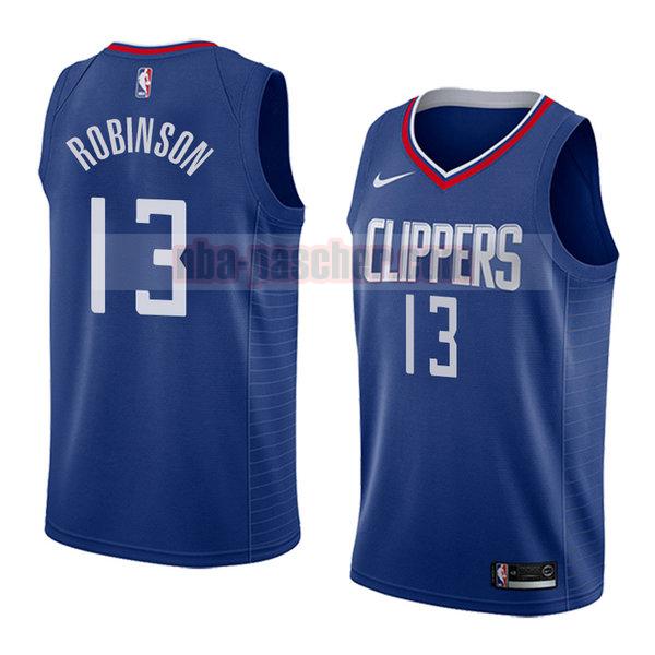 maillot los angeles clippers homme Jerome Robinson 13 icône 2017-18 bleu