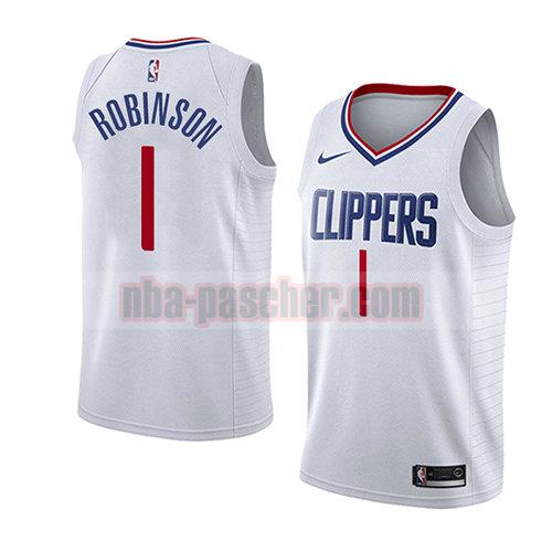 maillot los angeles clippers homme Jerome Robinson 1 association 2018 blanc