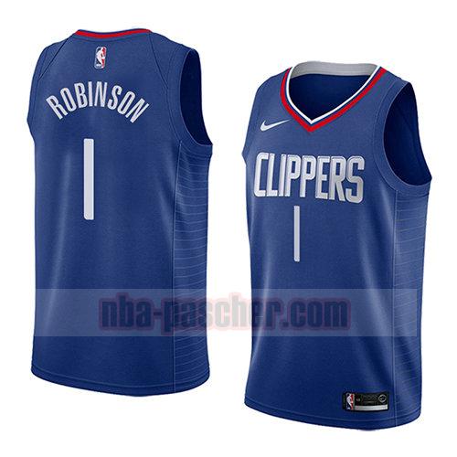 maillot los angeles clippers homme Jerome Robinson 1 icône 2018 bleu