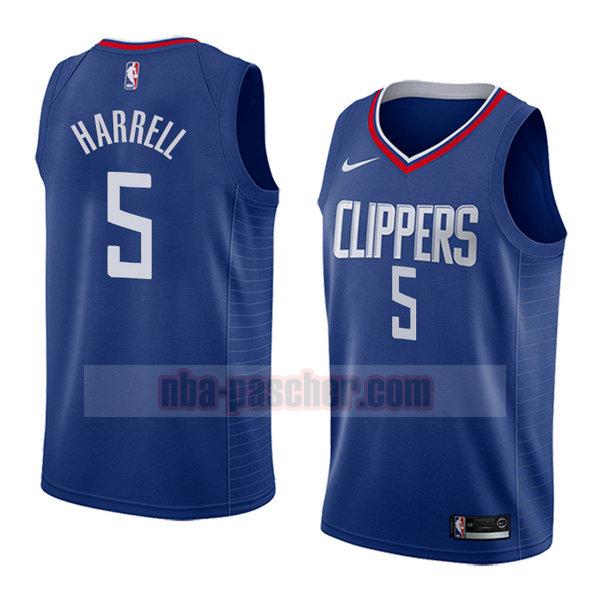 maillot los angeles clippers homme Montrezl Harrell 5 icône 2018 bleu