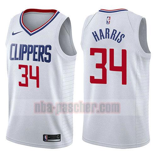 maillot los angeles clippers homme Tobias Harris 34 association 2017-18 blanc