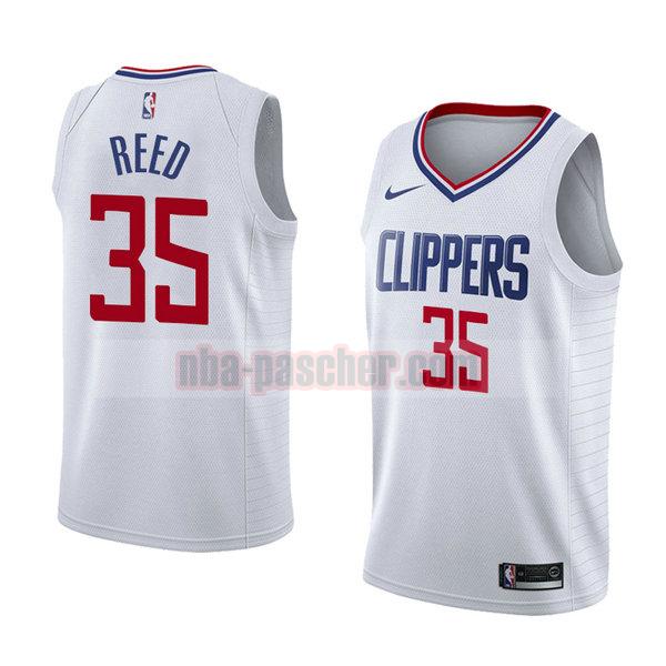 maillot los angeles clippers homme Willie Reed 35 association 2018 blanc