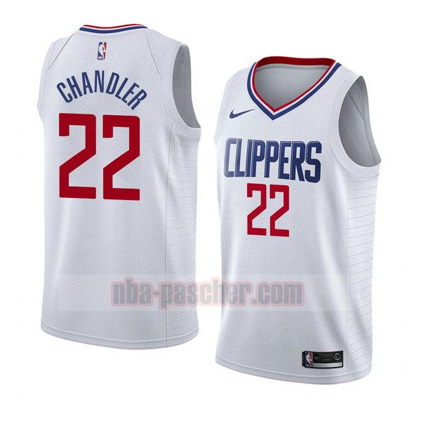 maillot los angeles clippers homme Wilson Chandler 22 association 2018 blanc