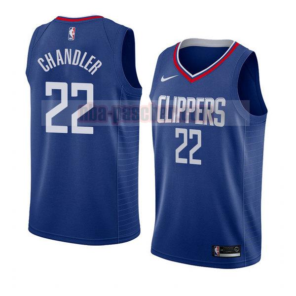 maillot los angeles clippers homme Wilson Chandler 22 icône 2018 bleu