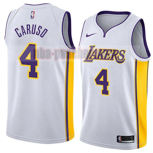 maillot los angeles lakers homme Alex Caruso 4 association 2018 blanc