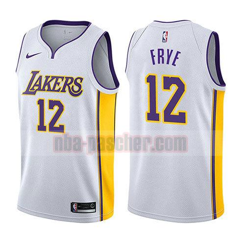 maillot los angeles lakers homme Channing Frye 12 association 2017-18 blanc