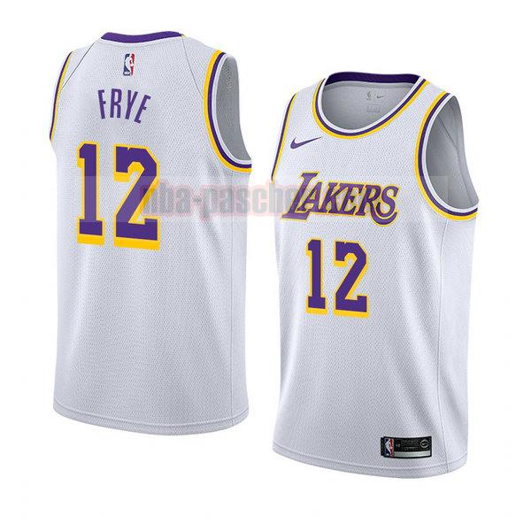 maillot los angeles lakers homme Channing Frye 12 association 2018-19 blanc