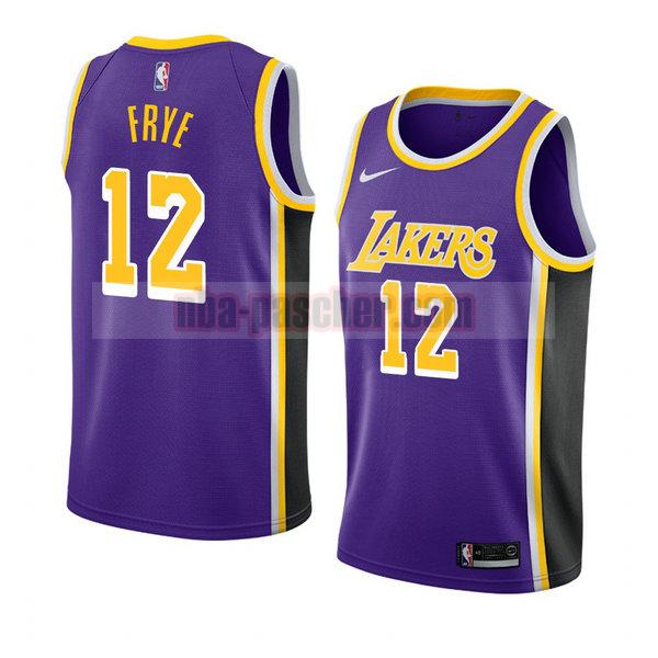 maillot los angeles lakers homme Channing Frye 12 déclaration 2018-19 pourpre