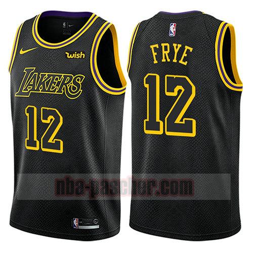 maillot los angeles lakers homme Channing Frye 12 ville 2018 noir