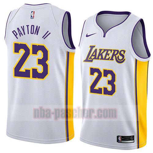 maillot los angeles lakers homme Gary Payton II 23 association 2018 blanc