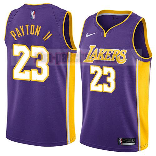 maillot los angeles lakers homme Gary Payton II 23 déclaration 2018 pourpre