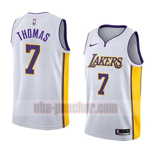 maillot los angeles lakers homme Isaiah Thomas 7 association 2018 blanc
