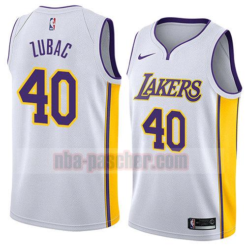 maillot los angeles lakers homme Ivica Zubac 40 association 2018 blanc