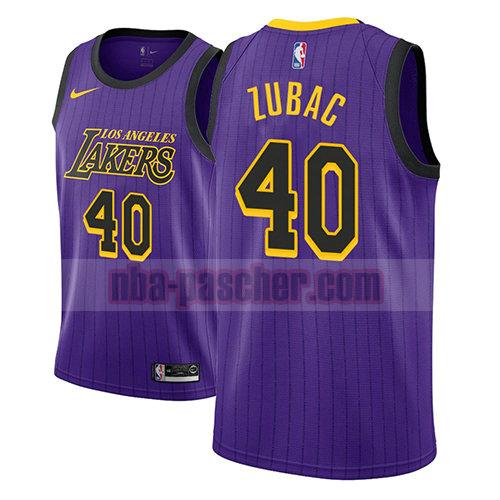 maillot los angeles lakers homme Ivica Zubac 40 ville 2018 pourpre