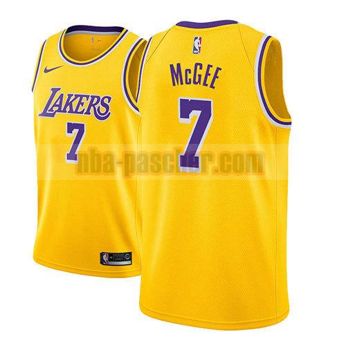 maillot los angeles lakers homme Javale McGee 7 icône 2018-19 d'or