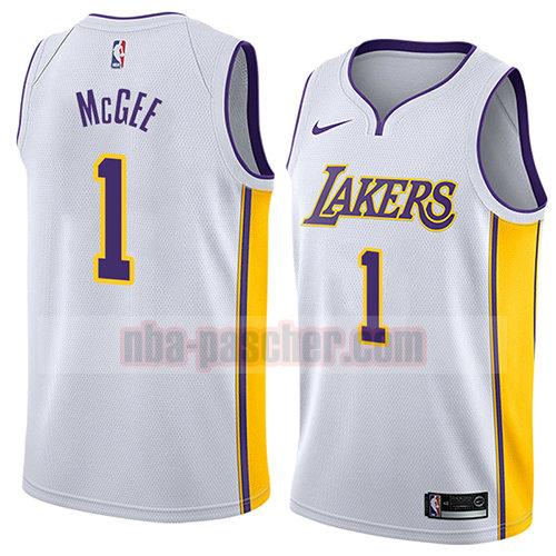 maillot los angeles lakers homme Javale Mcgee 1 association 2018 blanc