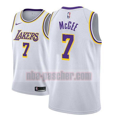 maillot los angeles lakers homme Javale Mcgee 7 association 2018-19 blanc
