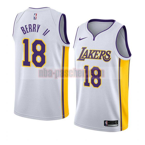 maillot los angeles lakers homme Joel Berry II 18 association 2017-18 blanc