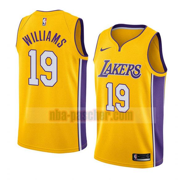 maillot los angeles lakers homme Johnathan Williams 19 icône 2018 d'or