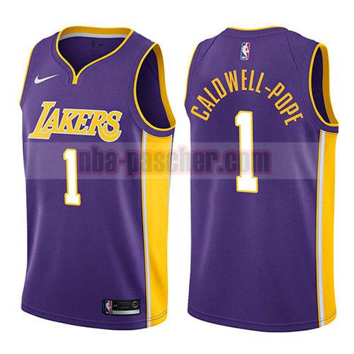 maillot los angeles lakers homme Kentavious Caldwell-Pope 1 déclaration 2017-18 pourpre