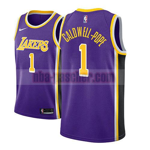maillot los angeles lakers homme Kentavious Caldwell-Pope 1 déclaration 2018-19 pourpre