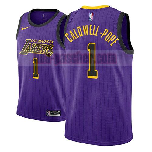 maillot los angeles lakers homme Kentavious Caldwell-Pope 1 ville 2018 pourpre