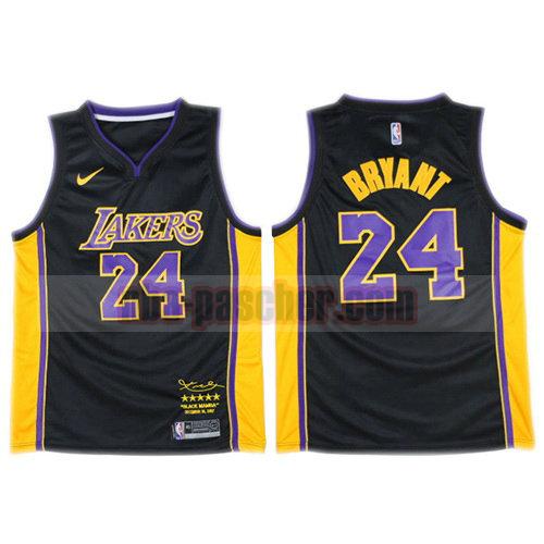 maillot los angeles lakers homme Kobe Bryant 24 2017-18 noir