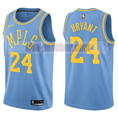 maillot los angeles lakers homme Kobe Bryant 24 classic 17-18 bleu