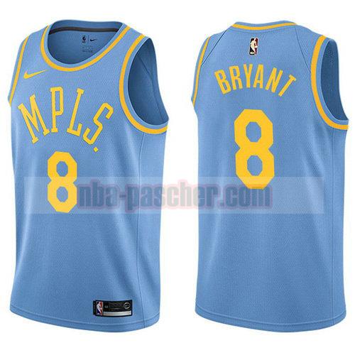 maillot los angeles lakers homme Kobe Bryant 8 classic 2017-18 bleu