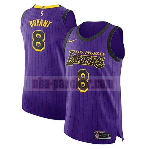 maillot los angeles lakers homme Kobe Bryant 8 ville 2018-19 pourpre