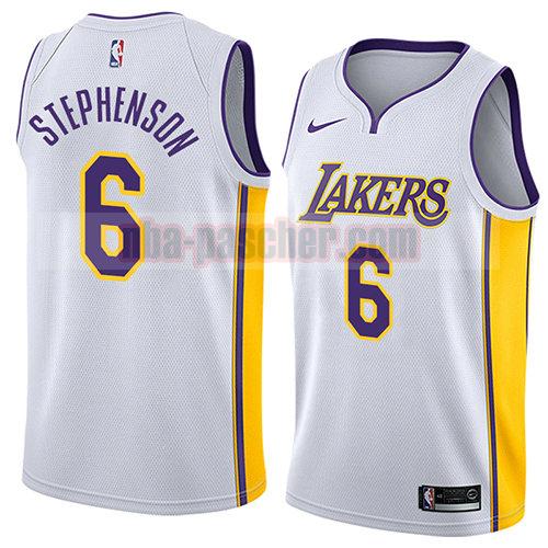 maillot los angeles lakers homme Lance Stephenson 6 association 2018 blanc