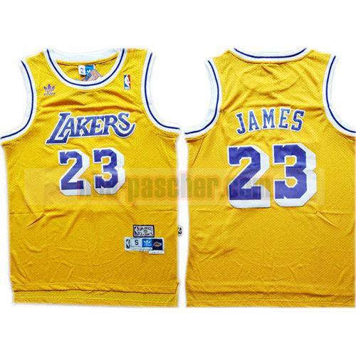 maillot los angeles lakers homme Lebron James 23 jaune