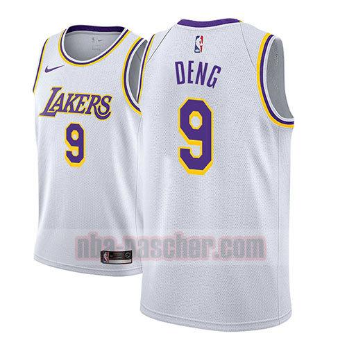 maillot los angeles lakers homme Luol Deng 9 association 2018-19 blanc