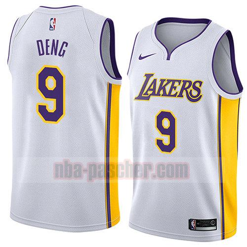 maillot los angeles lakers homme Luol Deng 9 association 2018 blanc