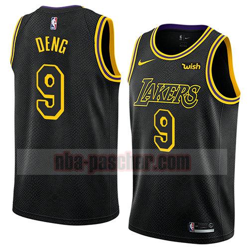 maillot los angeles lakers homme Luol Deng 9 ville 2018 noir