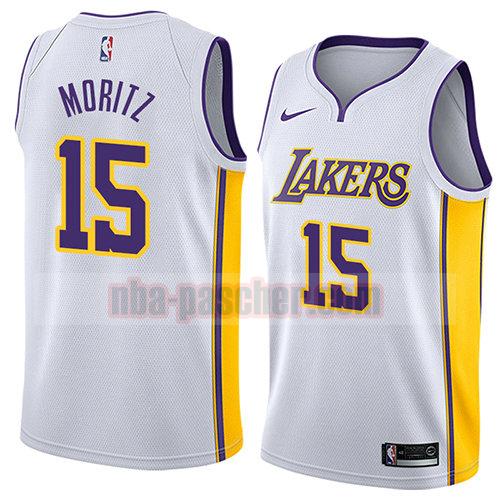 maillot los angeles lakers homme Wagner Moritz 15 association 2018 blanc