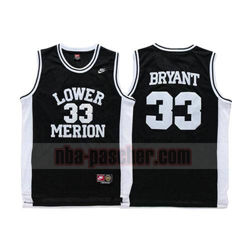 maillot lower merion homme Kobe Bryant 33 noir
