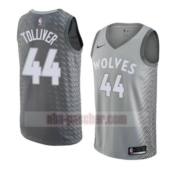 maillot minnesota timberwolves homme Anthony Tolliver 44 ville 2018 gris