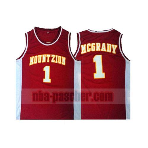 maillot mountzion homme Tracy McGrady 1 rouge