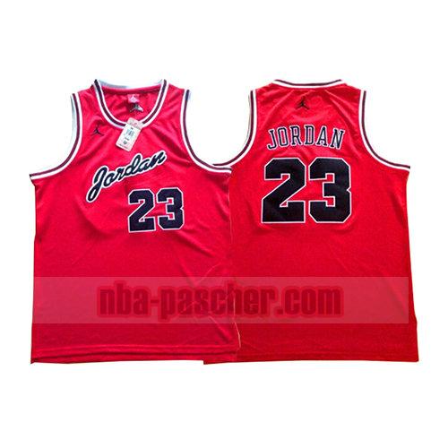 maillot nba homme Michael Jordan 23 réplica rouge