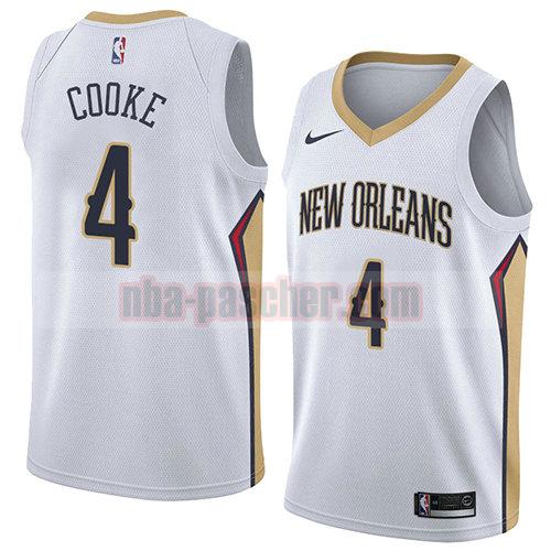 maillot new orleans pelicans homme Charles Cooke 4 association 2018 blanc