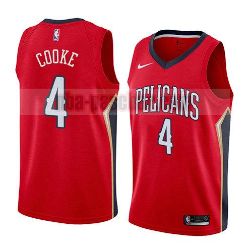 maillot new orleans pelicans homme Charles Cooke 4 déclaration 2018 rouge
