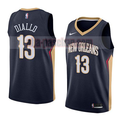 maillot new orleans pelicans homme Cheick Diallo 13 icône 2018 bleu