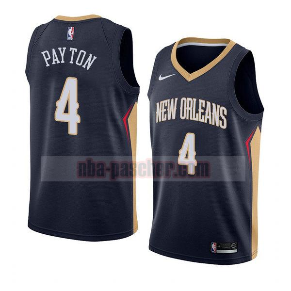 maillot new orleans pelicans homme Elfrid Payton 4 icône 2018 bleu