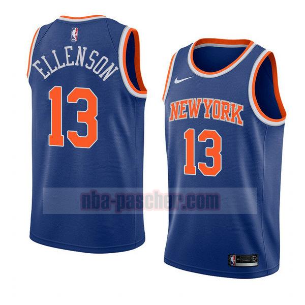 maillot new york knicks homme Knicks Henry Ellenson 13 icône 2018 bleu