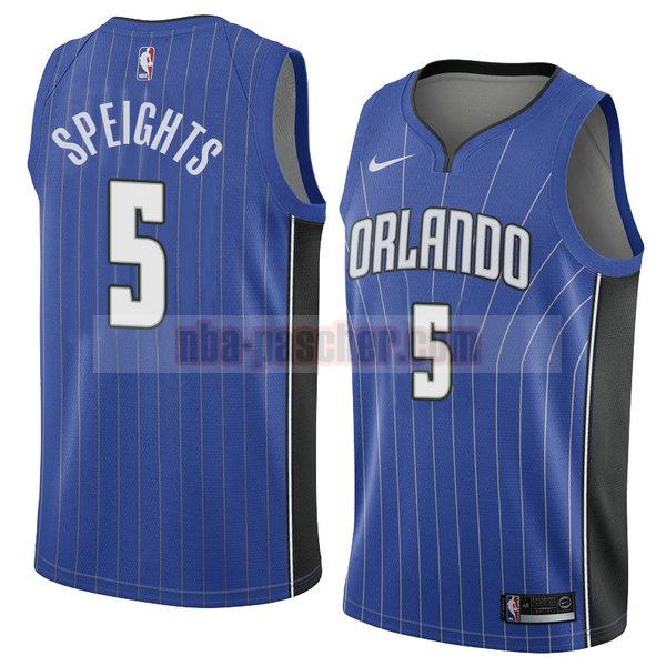 maillot orlando magic homme Marreese Speights 5 icône 2018 bleu